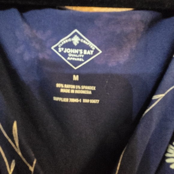 St. Johns Bay Floral Sleeveless Dress - Picture 5 of 5